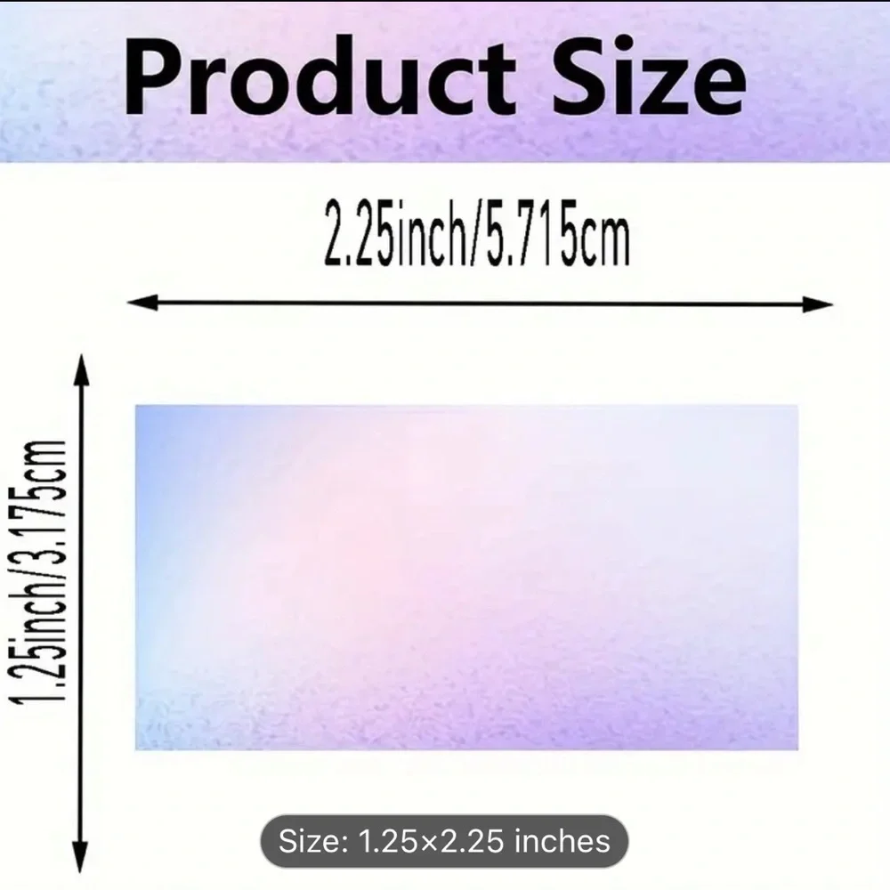 250pcs Gradient Purple Thermal Labels 1.25X2.25